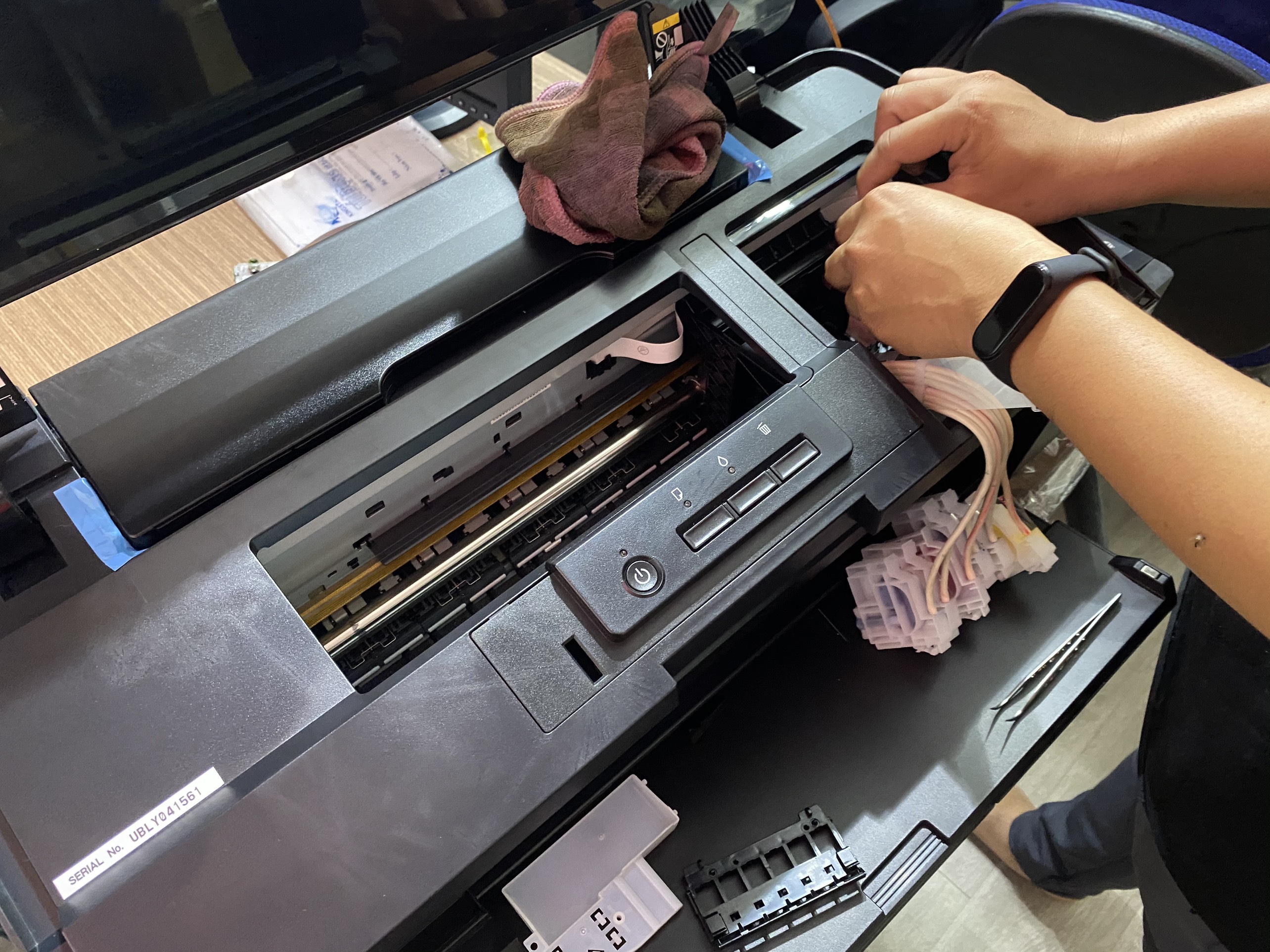 Sửa chữa máy in phun màu Epson L1800 tại Phú Mỹ - Bà Rịa Vũng Tàu sửa chữa máy in phun màu tại Vũng Tàu