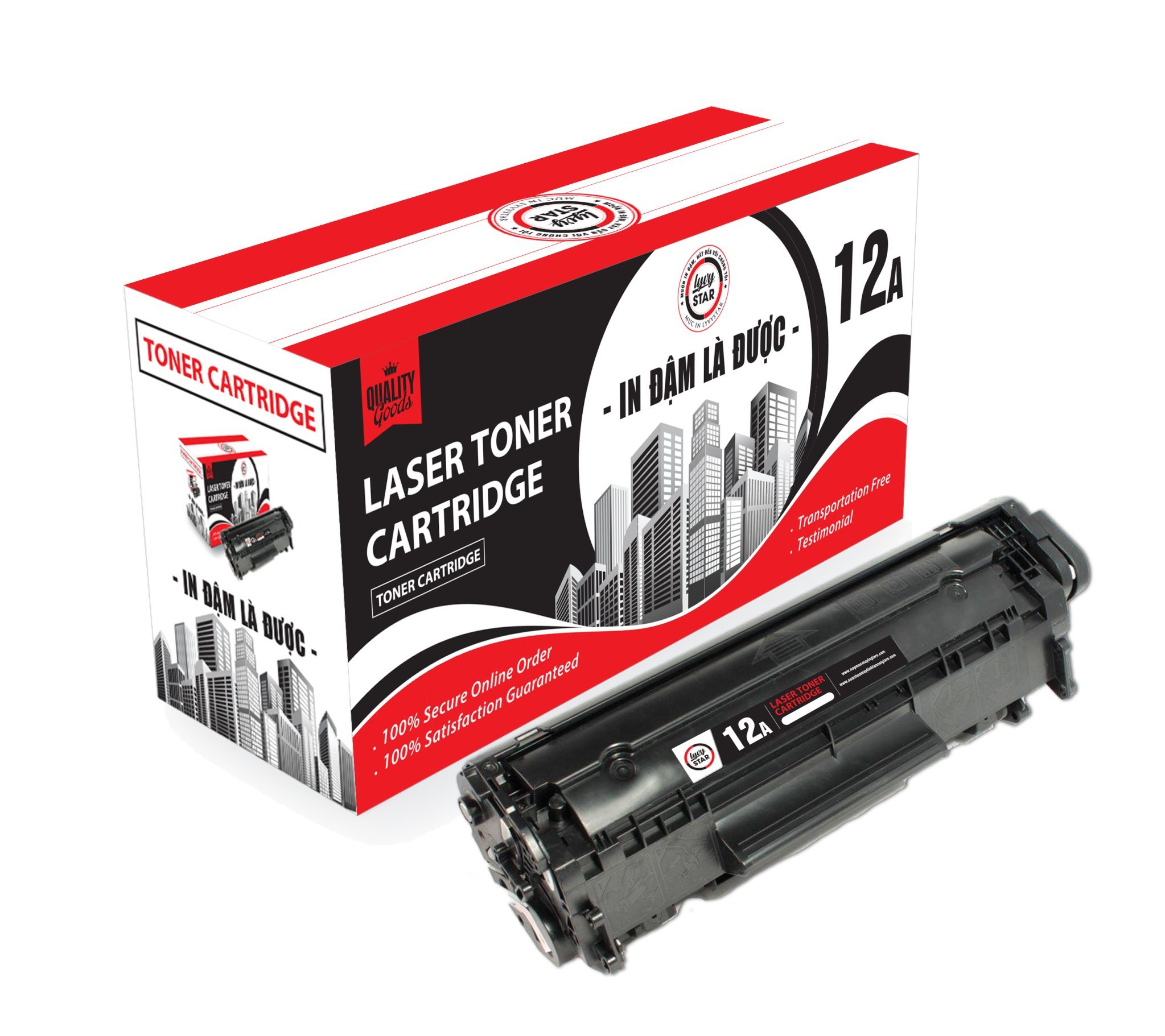 Hộp mực 12a thương hiệu LyVyStar Hộp mực 12a thương hiệu LyVyStar