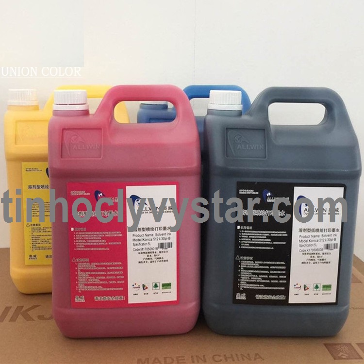 Cung cấp mực in bạt hiflex tại Long Thành - Đồng Nai Mực in Allwin Konica 512i- 30pl tại Long Thành Đồng Nai