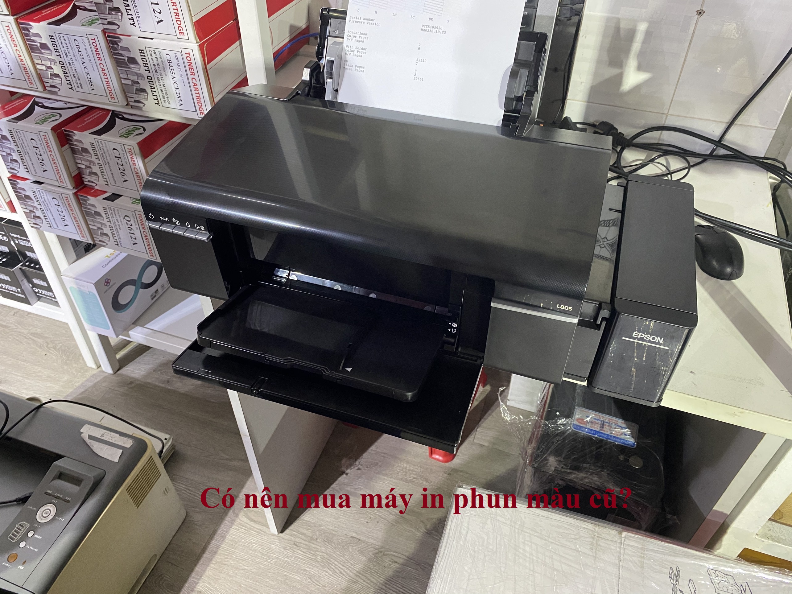 Máy in phun màu cũ tại Long Thành Đồng Nai Có nên mua máy in phun màu cũ?