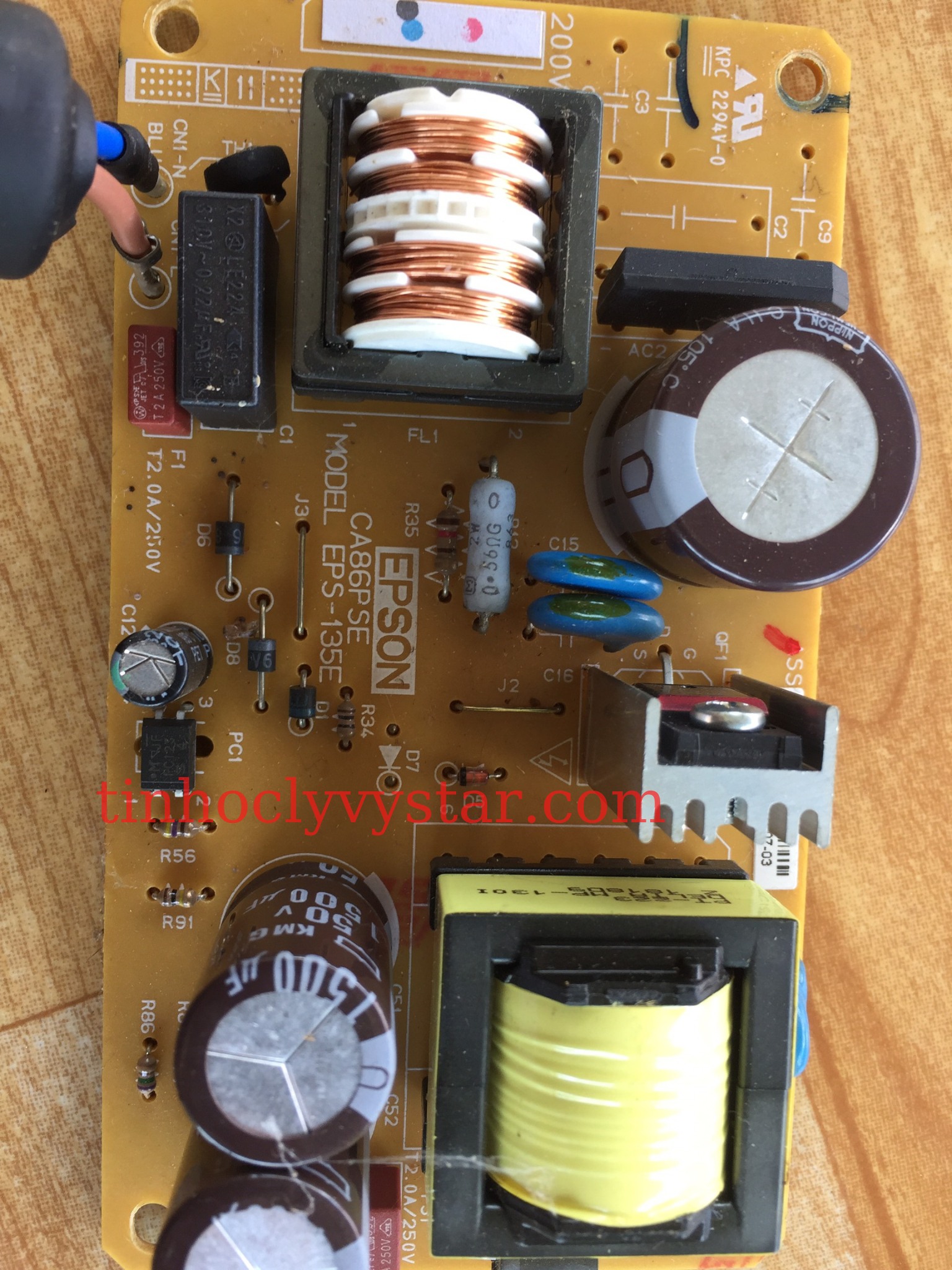 Sửa máy in phun màu Epson L1800 tại Long Thành Đồng Nai Bộ nguồn máy in Epson L1800 chính hãng hàng bóc máy.