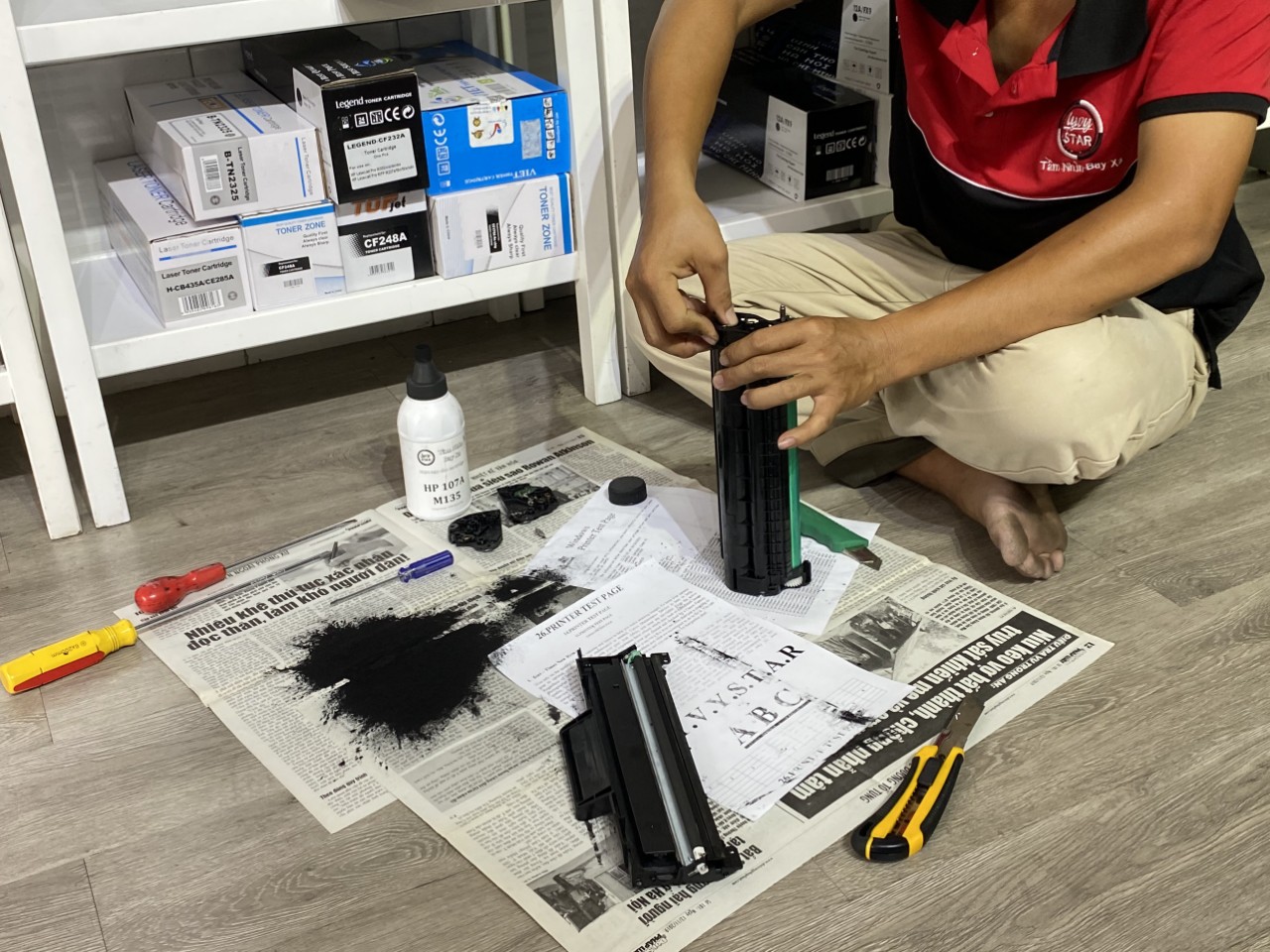 Bơm mực máy in Bơm mực TN - B027 tận nơi tại giá rẻ Bơm mực máy in Bơm mực TN - B027 tận nơi tại giá rẻ tại long thành