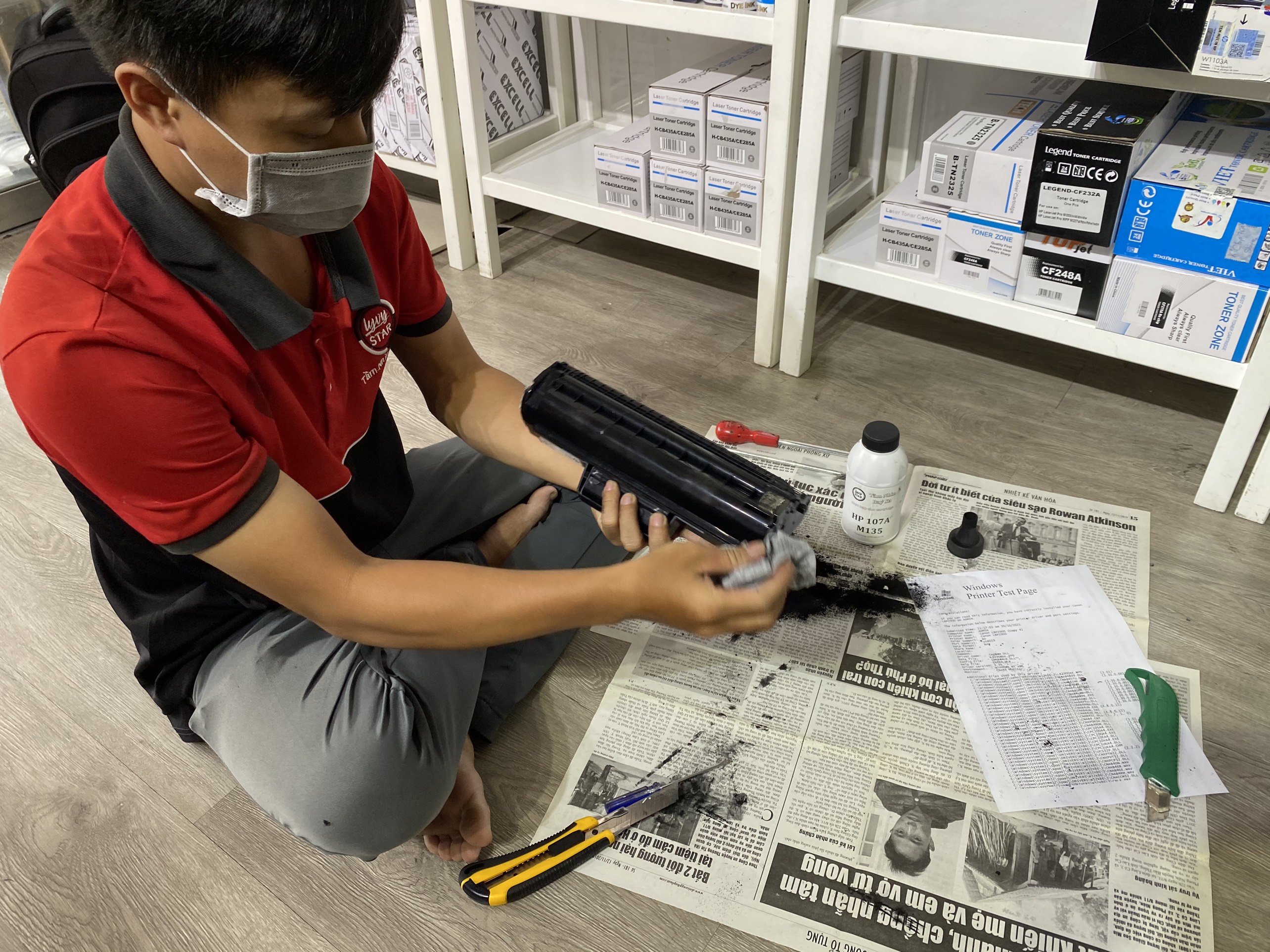 Bơm mực máy in Canon tại Vũng Tàu Bơm mực máy in tận nơi tại Phú Mỹ - Bà Rịa Vũng Tàu