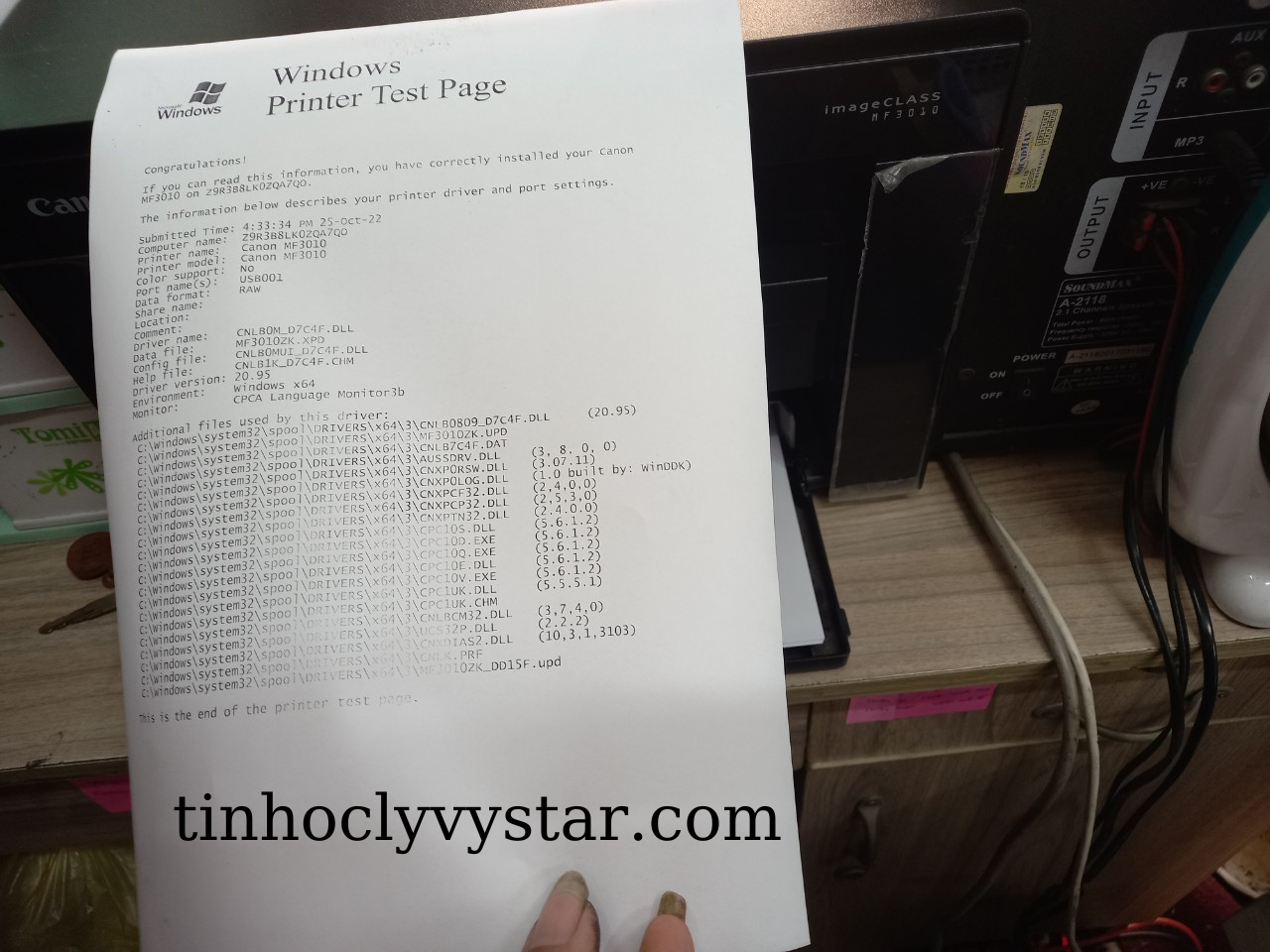 Bơm mực máy in Canon tại Vũng Tàu Dấu hiệu nhận biết máy in Canon hết mực.