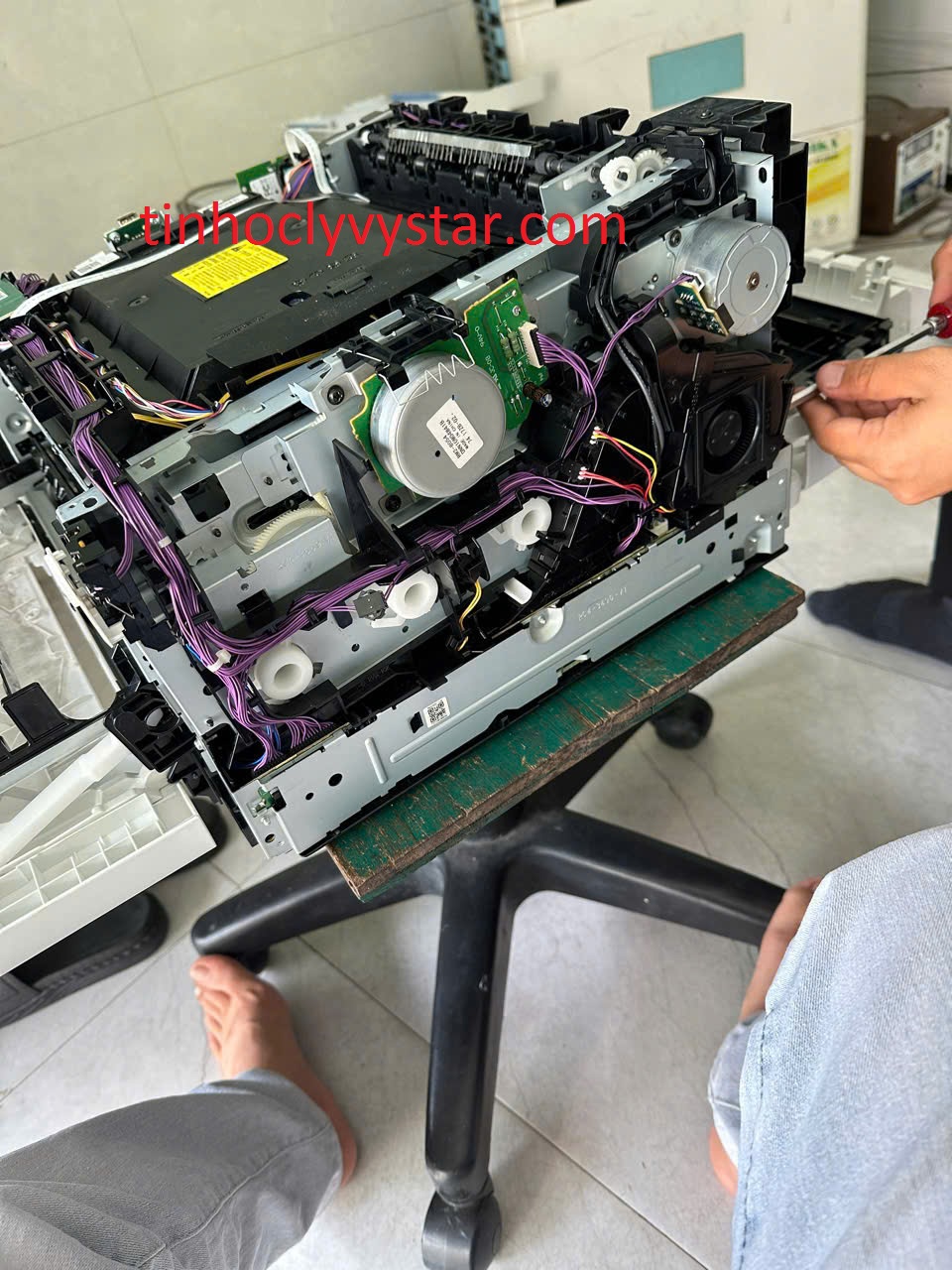 Máy in màu HP 252dw báo lỗi 59.C0 Error Turn Off Then Turn On: Nguyên nhân và cách khắc phục hiệu quả Dịch vụ sửa máy in nhanh chóng, uy tín tận nơi