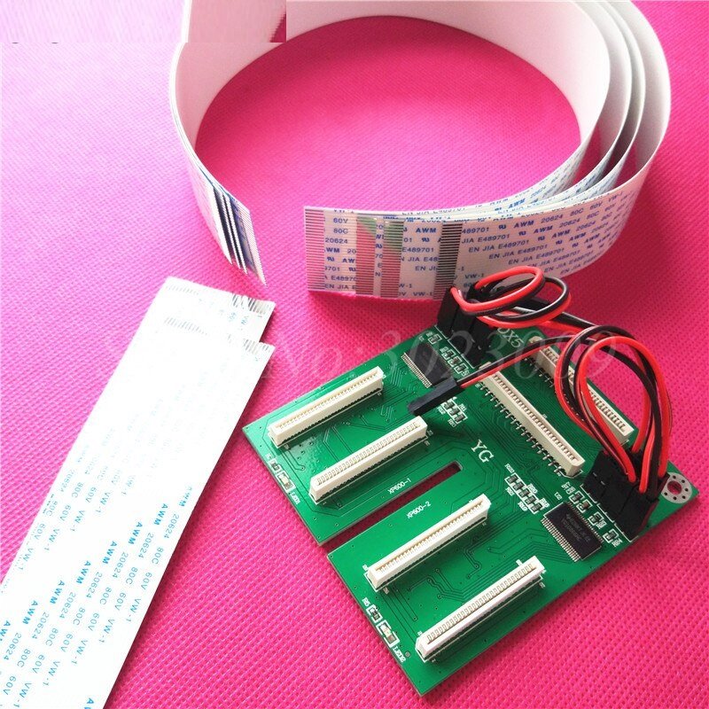 chuyển đổi từ đầu phun DX5 sang đầu phun TX800 cho máy in khổ lớn, máy in bạt... Bộ Main chuyển đổi đầu phun Dx5 xuống xp800