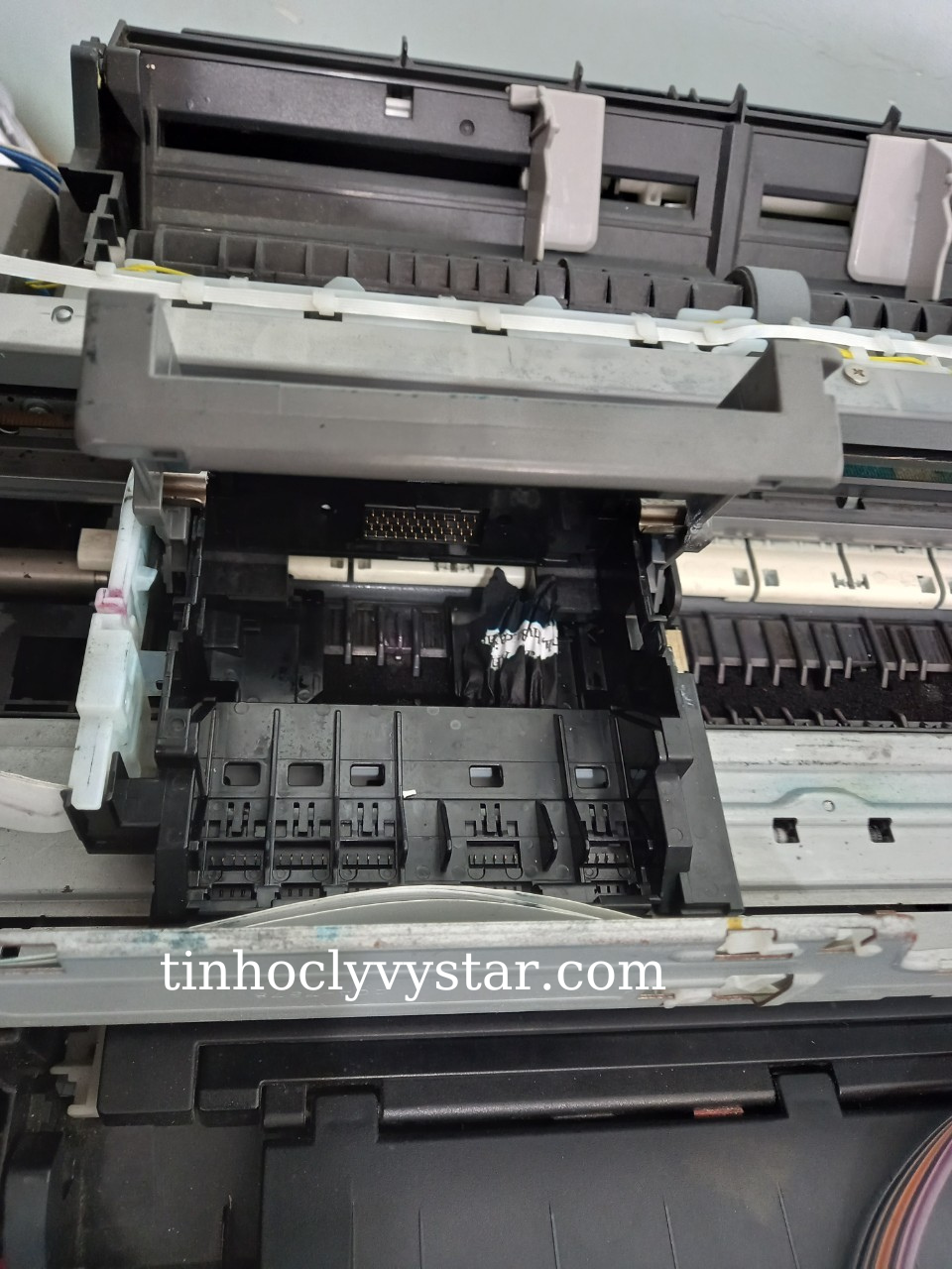 sửa máy in phun màu tại Long Thành Đồng Nai Vệ sinh đầu phun máy in canon 6770