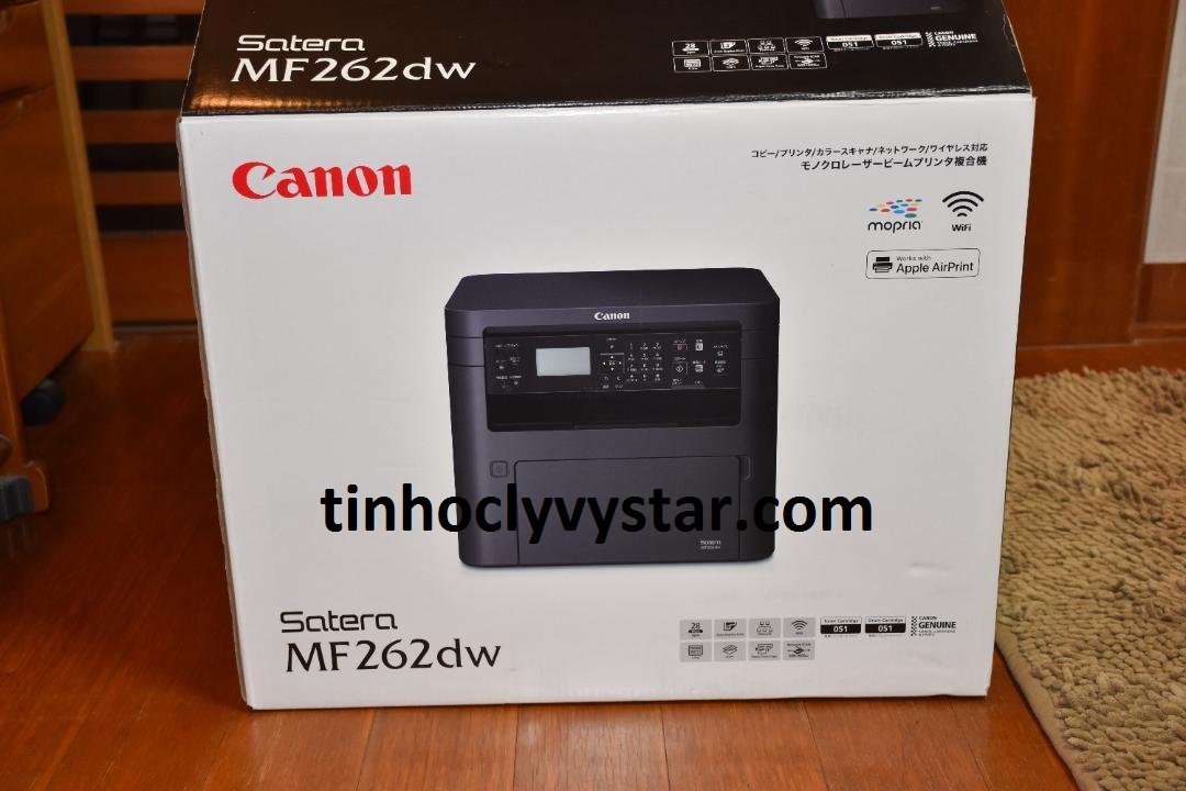 Máy in 2 mặt Canon MF262dw II - in qua wifi