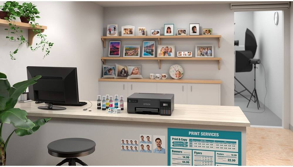 Đánh giá máy in phun màu Epson Ecotank L8050 Máy in phun màu Epson Ecotank L8050 với thiết kế nhỏ gọn