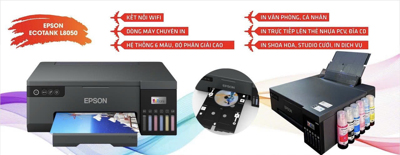 Đánh giá máy in phun màu Epson Ecotank L8050 Máy in phun màu Epson Ecotank L8050 là sự lựa chọn tuyetj vời.