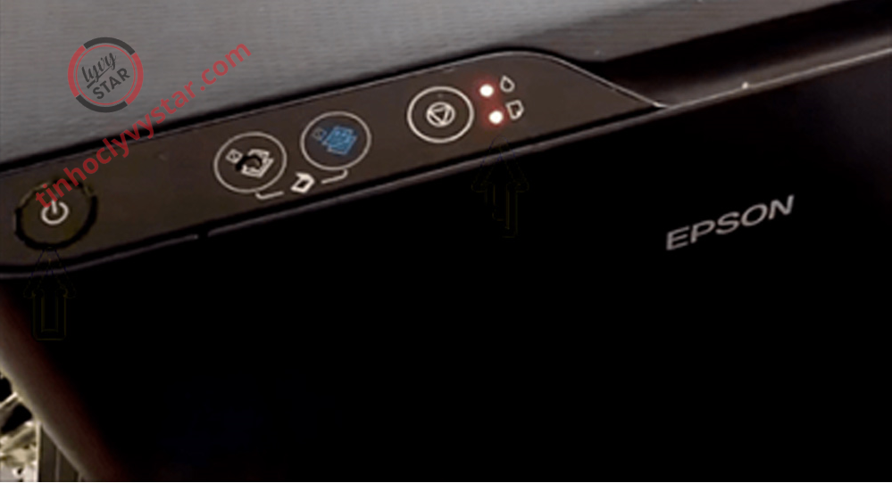 sửa máy in Epson L8050 báo lỗi nháy 2 đèn Có nhiều nguyên nhân gây ra lỗi nháy 2 đèn trên máy in Epson L8050