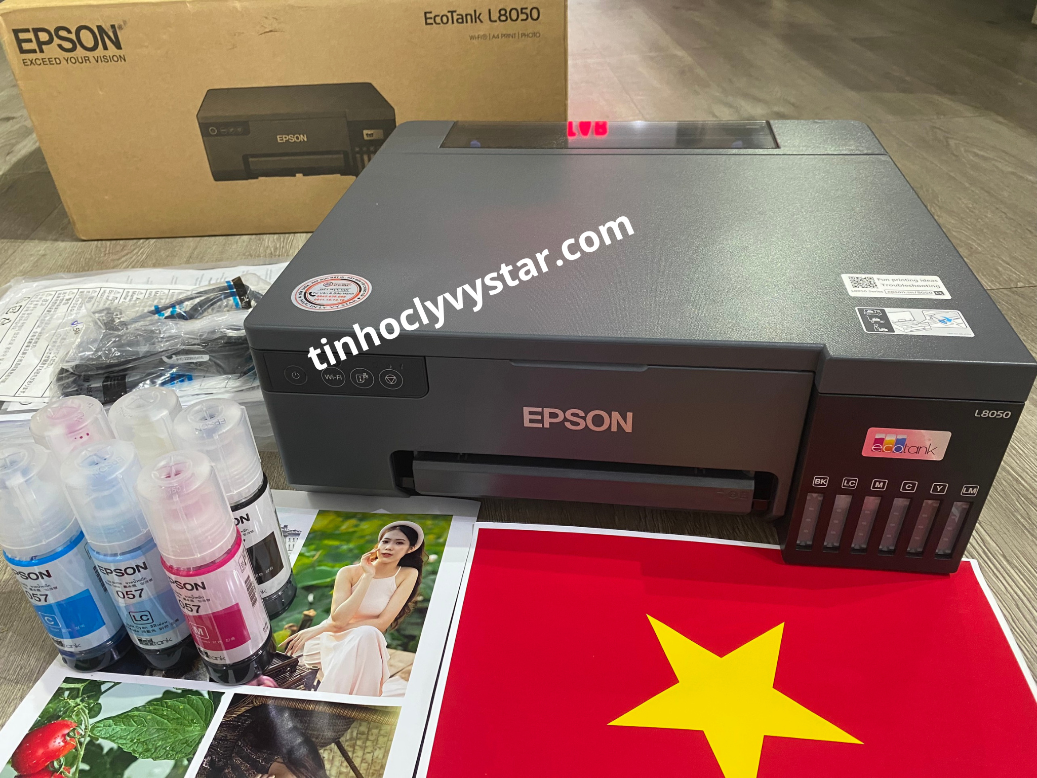 Máy in phun màu Epson L8050 - in ảnh chuyên nghiệp Máy in phun màu Epson L8050 - in ảnh chuyên nghiệp
