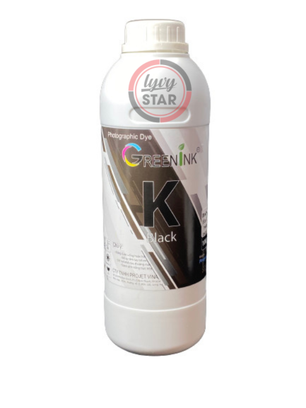 Mực Greenink - Projet Vina 1000ml (BK) - Màu Đen 1 Lít Mực Greenink - Projet Vina 1000ml (BK) - Màu Đen 1 Lít