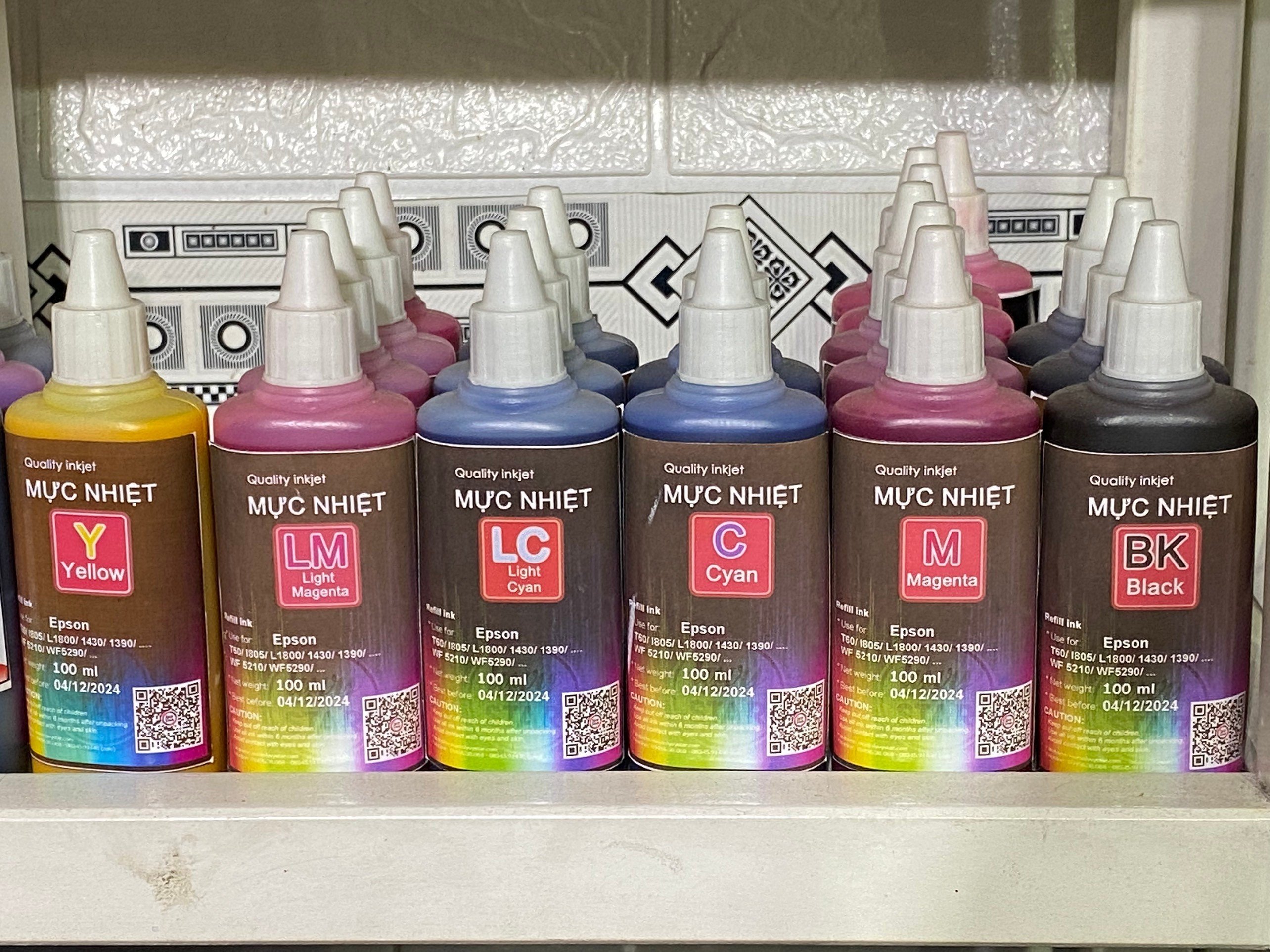 Máy in Epson L8050 in được mực gì? Mực in chuyển nhiệt dùng cho máy in Epson