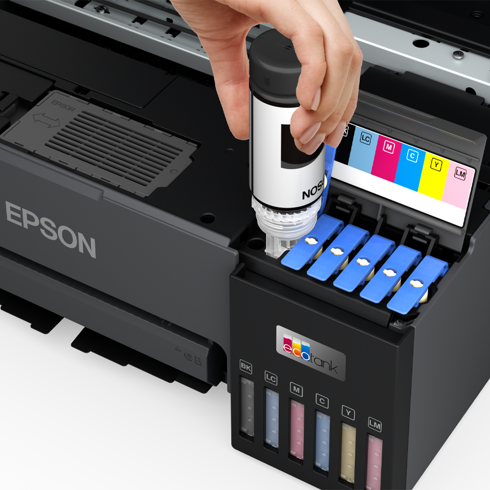 Máy in Epson Ecotank Epson L 8050 dẽ dàng châm mực Máy in Epson Ecotank Epson L 8050 dẽ dàng châm mực