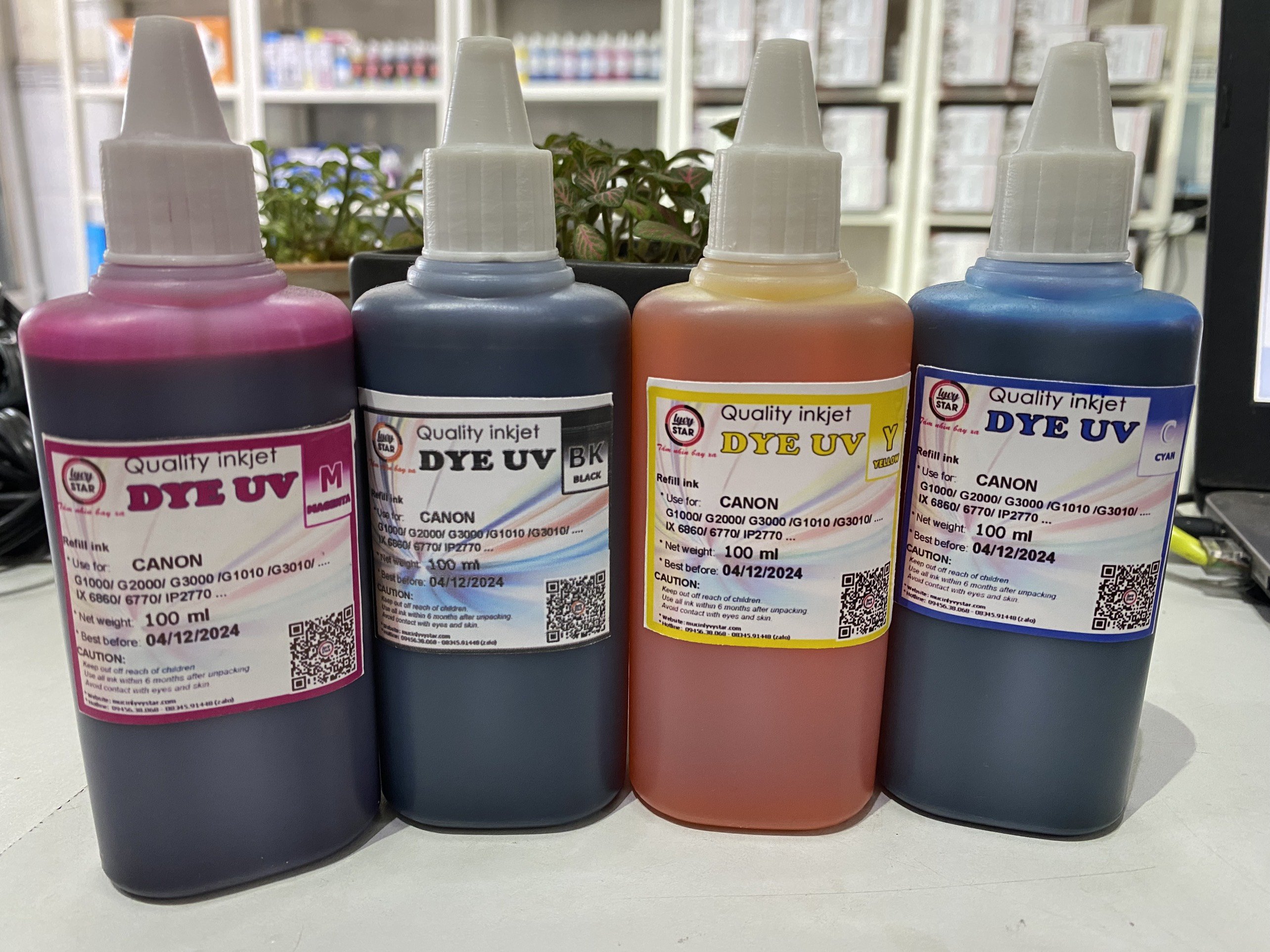 mực in Canon thương hiệu Cung cấp mực máy in phun màu Canon thương hiệu.