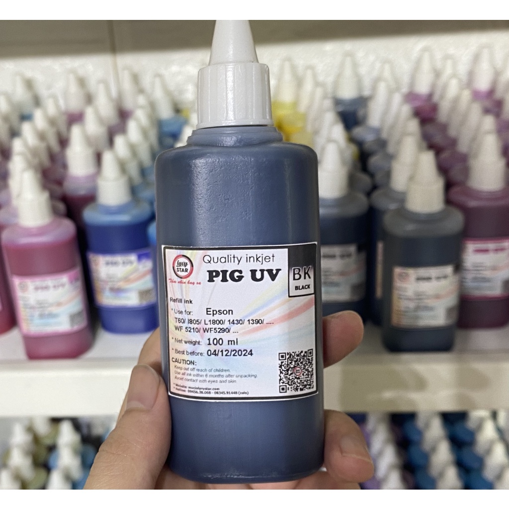 Địa chỉ bán mục Pigment tại Long Thành Mực Pigment UV (BK)