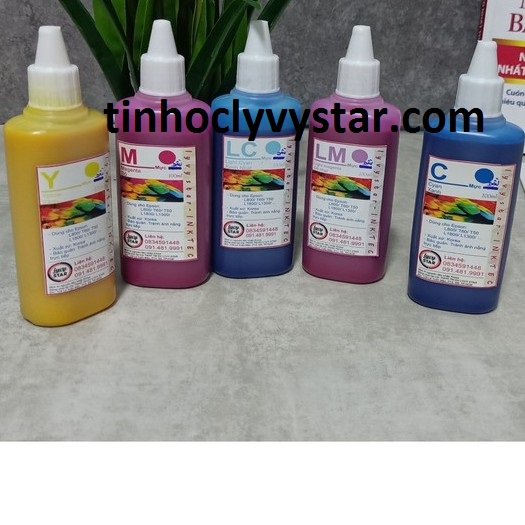 Mực dầu dùng cho máy in epson  Mực dầu máy in màu Epson.