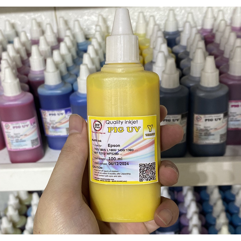 Máy in Epson L8050 in được mực gì? Mực Pigment hay còn được gọi là mực dầu