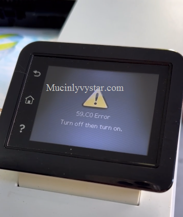 Máy in màu HP 252dw báo lỗi 59.C0 Error Turn Off Then Turn On: Nguyên nhân và cách khắc phục hiệu quả nguyên nhân dẫn đến lỗi 59.C0 trên Máy in màu HP 252dw
