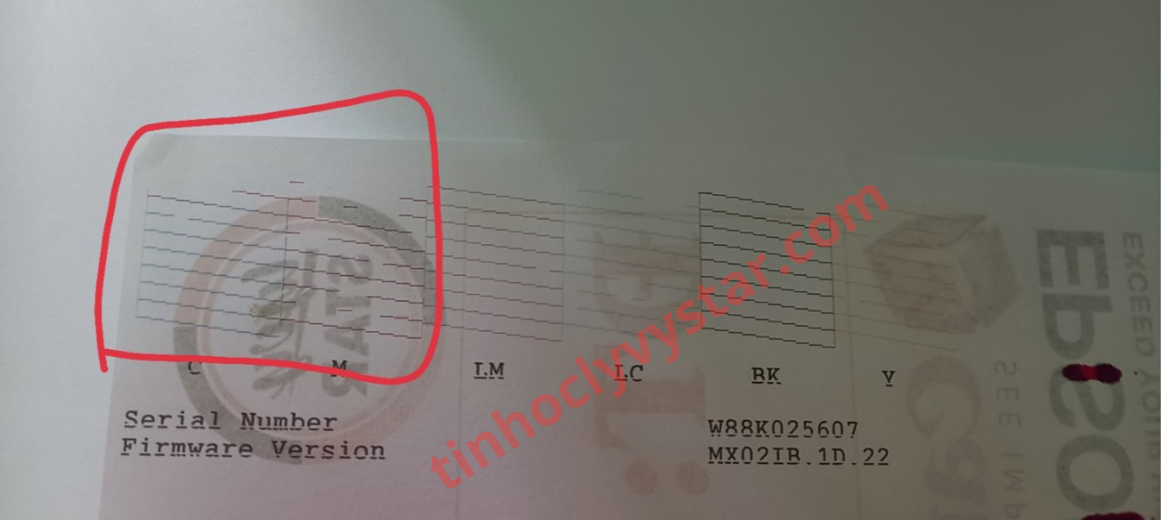 Sửa máy in phun màu Epson in sai màu, sọc màu tại Quảng Ngãi Nguyên nhân máy in Epson bị sai màu, mất màu