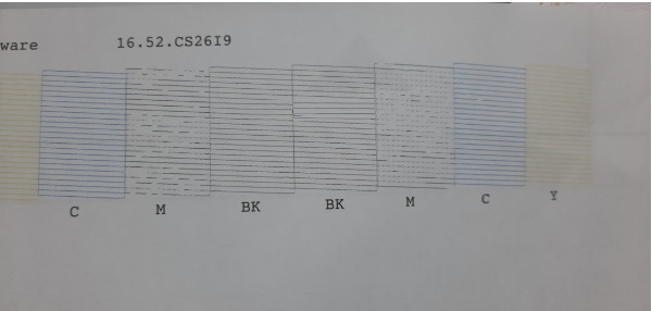Hướng dẫn vệ sinh đầu phun máy in màu Epson C5390/C5890 Nguyên nhân máy in máy in phun Epson C5390/ C5890 bị mất tia, in bị sọc