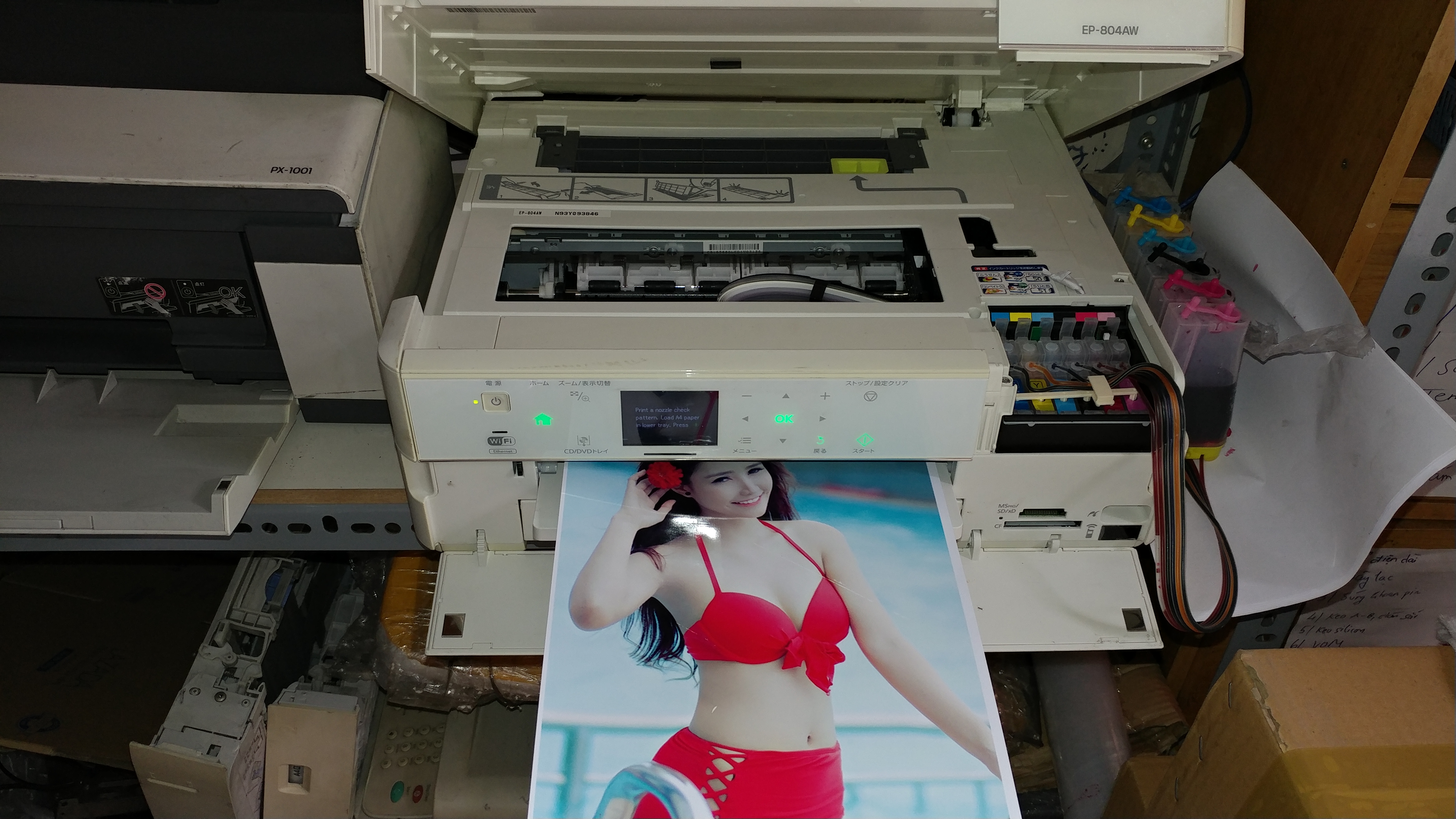 Sửa máy in màu Epson tại Long Thành phục hồi đầu phun máy in nội địa nhật tại Vũng Tàu