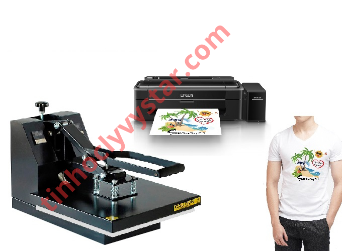 Hướng dẫn in chuyển nhiệt lên áo thun Quy trình in chuyển nhiệt lên áo thun