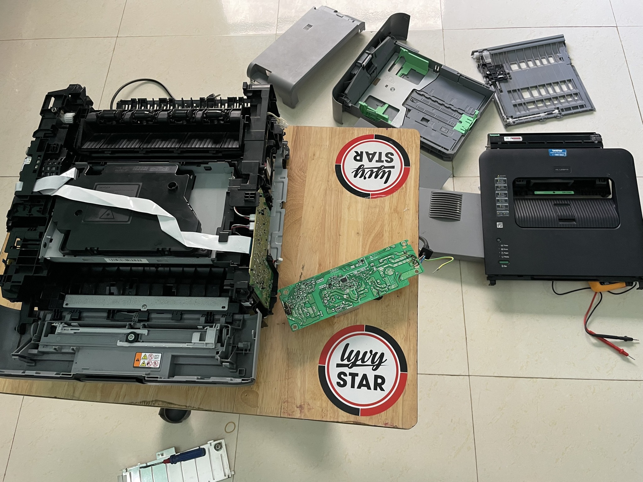 sửa máy in Brother tại Vũng Tàu Sửa máy in Brother lỗi sáng 4 đèn tại Long Thành - Đồng Nai