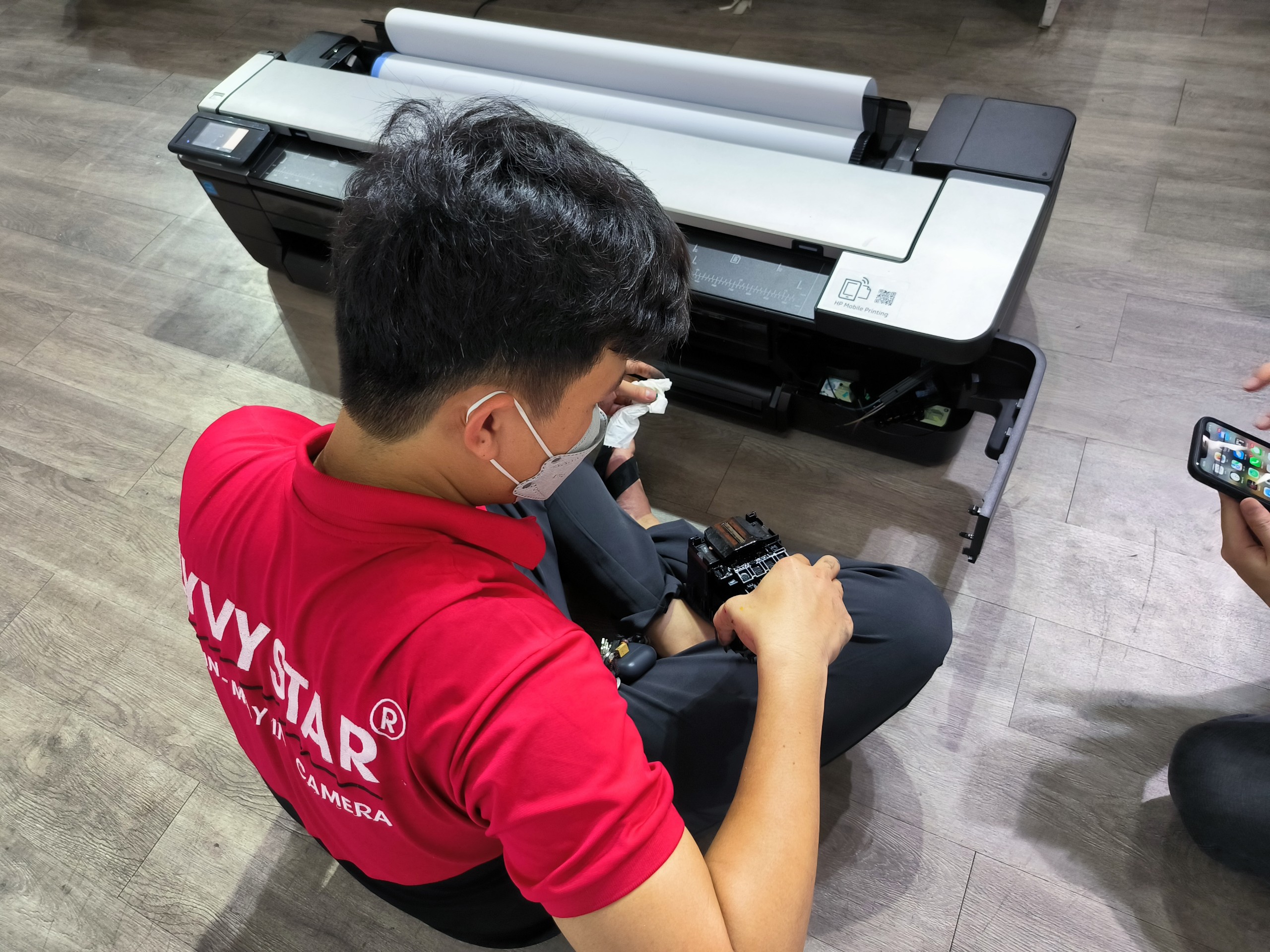 Sửa máy in khổ A0 HP tận nơi Sửa máy in khổ A0 báo lỗi đèn tận nơi