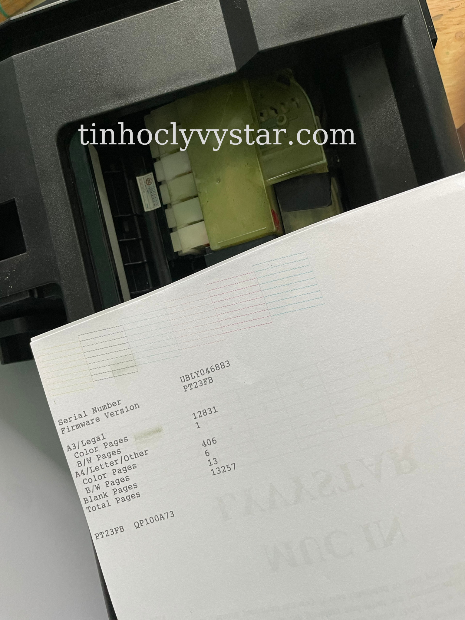 Sửa chữa máy in màu Epson tại Long Thành - Đồng Nai Thay đầu phun máy in A3 Epson L1800