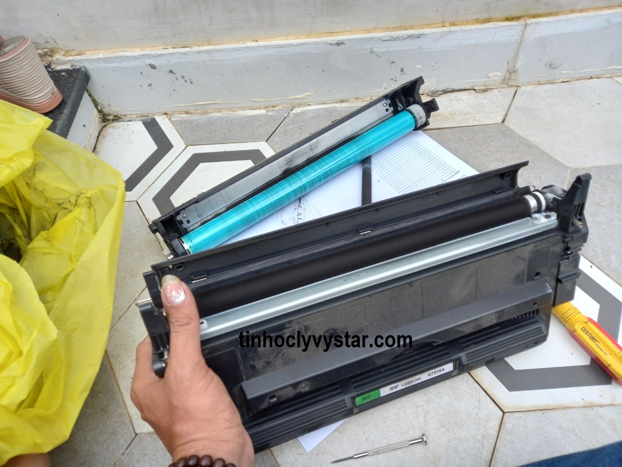 bơm mực máy in A3 8610/8620/8630 tận nơi Thay mực máy in A3 tận nơi