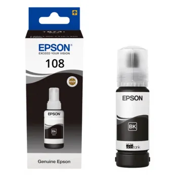Mực in Epson 108 Black chính hãng - Mực in Epson 108 màu đen chính hãng