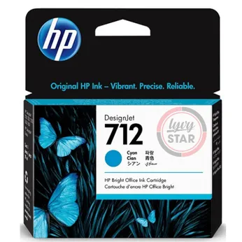 Mực in HP 712 29ml Cyan DesignJet Ink Cartridge (3ED67A)