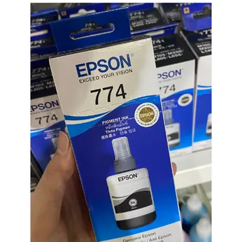 Mực in chính hãng Epson T774 Black (Đen) giá rẻ - Dùng cho Epson L655, L1455, M100, M200, M105, M205, L605...