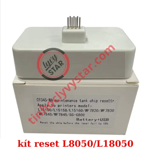 Kít reset máy in màu Epson l8050/l18050 báo 2 đèn