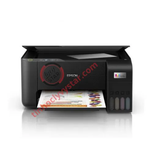 Máy in phun màu đa chức năng EPSON L3210 in qua Wifi (In - Scan - Copy)