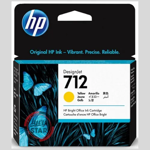 Mực in HP 712 29ml Yellow DesignJet Ink Cartridge (3ED69A)