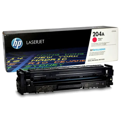 Hộp Mực máy in laser HP 204A Magenta (CF513A) chính hãng - Dùng cho máy in HP Color LaserJet Pro M154a - M154NW - M180N - M180FW