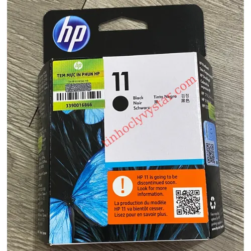 Mực in phun HP 11 Black C4810A - màu đen