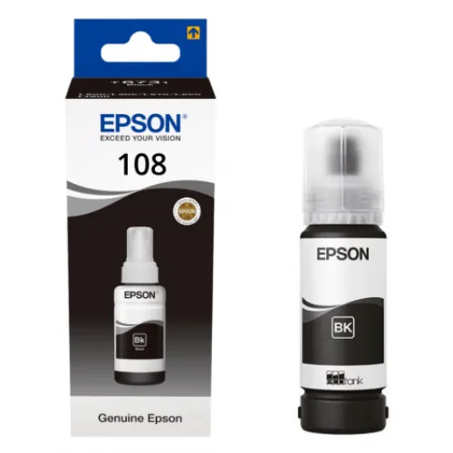 Mực in Epson 108 Black chính hãng - Mực in Epson 108 màu đen chính hãng