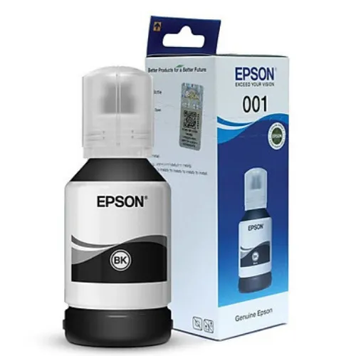 Mực in phun màu Epson 001 (C13T03Y100) - Black - Dùng cho máy in Epson L4150 / L4160 / L6160 / L6170 / L6190