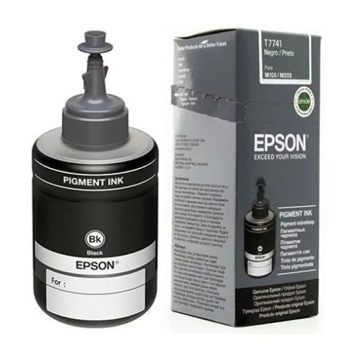 Mực in phun màu Epson C13T774100 Màu đen - Dùng cho máy Epson M100, M200, L655, L605, L1455
