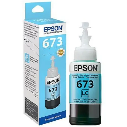 Mực máy in phun màu  Epson T6735 xanh nhạt - dùng cho L1800/L800/L805
