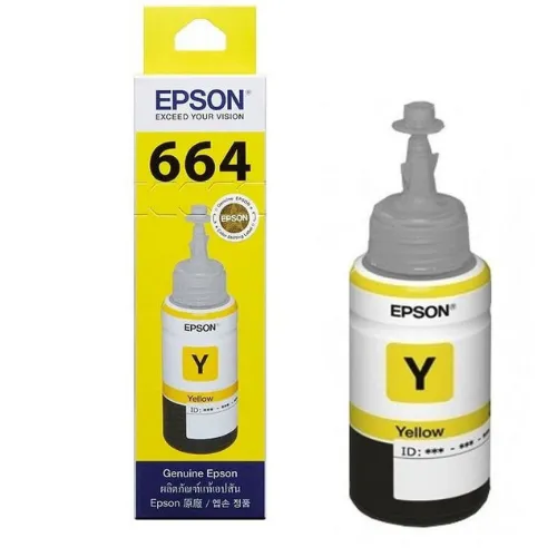 Mực máy in phun màu Epson T6644(vàng) - dùng cho L310, L385, L360, L365, L100,L200,L110,L210, L300,L350,L120. L220, L1300