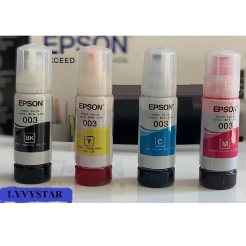 Bộ mực in Epson 003 cho máy in L1110/ L3110/ L3150/ L5190 (chính hãng)