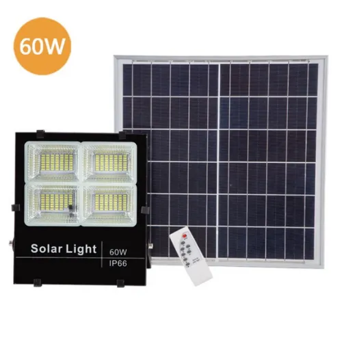 Đèn pha năng lượng mặt trời 60w solar light ( 4 khoang)