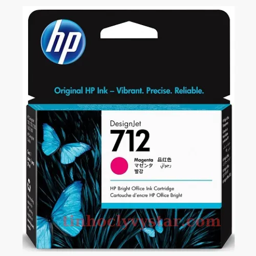 Mực in HP 712 29ml Magenta DesignJet Ink Cartridge (3ED68A)