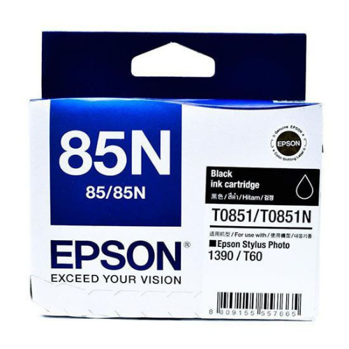 Mực in Epson T0851N Black - Dùng cho máy in Epson T60/1390