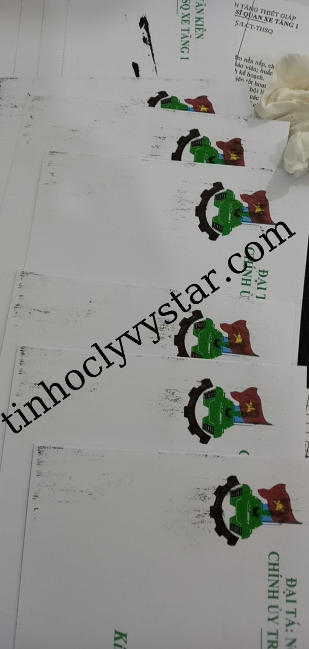 sửa máy in canon 6770 in bị lem Máy in màu Canon 6770 in bị lem